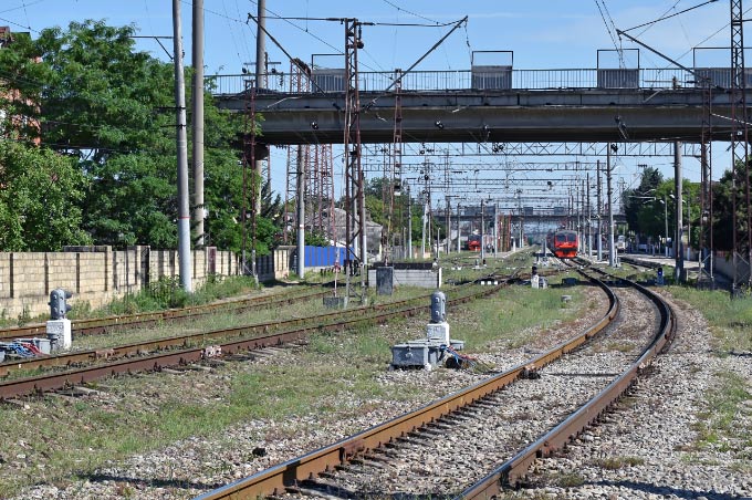 Железная дорога в Дербенте
