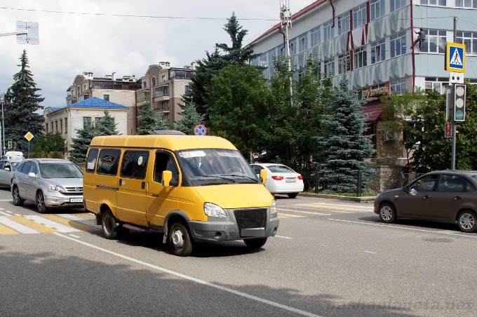 Городской автобус в Железноводске